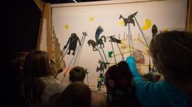 Making a Shadow Puppet Show, photo H.Lisk